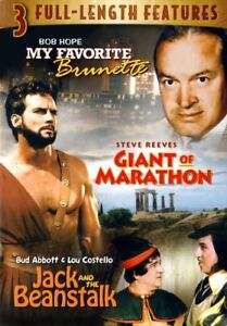 NEW 3 Movie Set DVD My Favorite Brunette+Giant Of Marathon Jack & the Beanstalk