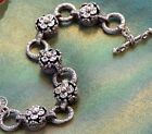 Sweet Romance Jewelry ~ Mid Century Crystal Statement Bracelet ~ Used Once