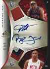 2006-07 Vince Carter Richard Jefferson SP Game Used DUAL AUTO PATCH #4/25 Nets