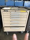 KENNERLY WHEELED STORAGE CABINET TOOL BOX 7 DRAWER 29 X 20 X 35 STEEL #2 - USED