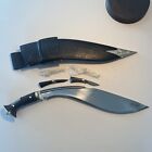 15 Inch Blade Full Tang Kukri Fixed Knife Sword Buffalo Horn Handle Mark 2 Style
