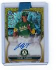 2023 1st Bowman Chrome Colby Thomas Auto Gold Shimmer Refractor /50 Athletics