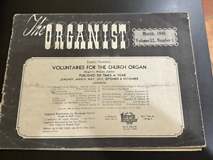 THE ORGANIST VOLUNTARIES FOR THE CHURCH ORGAN SHEET MUSIC- CHURCH