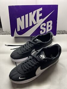 New w/Box 11.5 Nike SB BRSB Blue Ribbon Sports Black White Suede DH9227-001