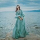 Fairy Medieval Maxi Dress Renaissance High Waist Prom Gown Princess Victorian