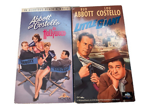 LITTLE GIANT AND ABBOTT AND COSTELLO IN HOLLYWOOD, VHS TAPES