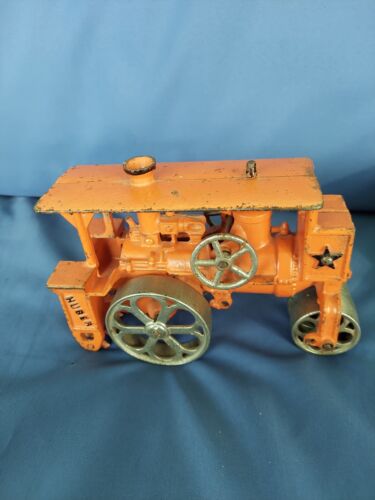 Rare Antique Cast Iron Huber Steam Tractor Toy-read description below