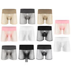 Mens Underwear Compression Underpants With Sheath Tempting Boxer Briefs Sheer