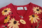 Design Options by Phillip and Jane Gordon Sunflowers Cardigan Size S
