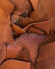 Leather Scrap- Chrome Tan- Tobacco/Brown 5/6oz $5/pound for 3 pounds or more