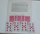 Wild Card Frank Garcia Vintage Rare Magic Card Trick with instruction .