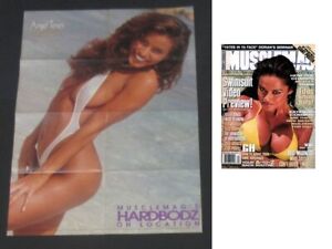 Musclemag Magazine 12/1997 Angel Teves Poster Amy Fadhli Women’s Physique Divas
