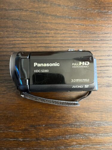 PANASONIC HDC-SD90 CAMCORDER SDXC CARD HD DIGITAL HIGH DEFINITION VIDEO CAMERA