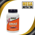 Now Food DMAE 250mg 100 Vegetarian Capsules Brain Nutrition Support Supplement
