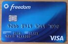 Chase Visa collectible plastic bank card Freedom 12/23 P10