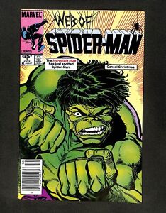 Web of Spider-Man #7 Newsstand Variant Marvel 1985