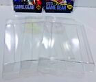 5 SEGA GAME GEAR Box Protectors  Crystal Clear Display Cases Sleeves Boxes CIB