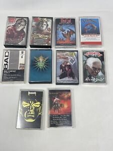 Cassette Tape lot of 10 Tapes Mixed 80's 90's Classic Rock