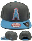 Houston Oilers New Era 9Fifty Throwback Vintage Gray Light Blue Snapback Hat Cap