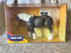 Breyer Traditional #1218 Smoke ‘N’ Mirrors Smoke Grey Shire Mare - LE NEW in Box