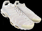Nike 604133-139 Air Max Plus Triple White Running Sneaker Shoes US Men's 10.5