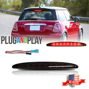LED Rear 3rd Third Brake Light Lamp For 2002-06 Mini Cooper R50 R53 Smoked Lens (For: More than one vehicle)