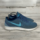 Nike Free RN Women's Lace-Up Blue Moon Athletic Running Shoes Size 9