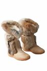 Made in Italy! Women’s Rabbit Fur and Calfskin Boots