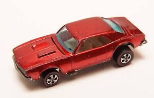 A04 Mattel Hot Wheels Redline 1968 Hong Kong Red Custom Camaro