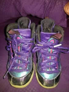 NIKE AIR FOAMPOSITE ONE IRIDESCENT PURPLE TODDLER BOY GIRL SNEAKERS SIZE 11C ...