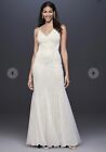 David’s Bridal Wedding Dress Gown Size 6 Ivory