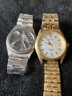 Seiko Mens wristwatches for parts or repair 2 pieces