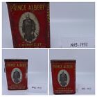 3 Vintage Price Albert Crimp Cut Long Burning Tobacco Pocket Tins 1913-1945