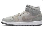 Nike Jordan 1 Mid SE Particle Grey Sneakers DO7139 002 Womens Size 7