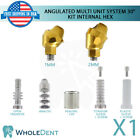 Angulated Abutment Multi Unit System 30° Kit Titanium Dental Implant Int Hex