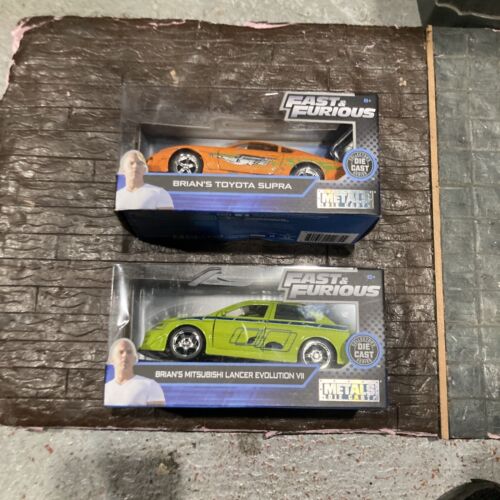 Jada Toys - Fast and the Furious Brian's Toyota Supra 1/32 Diecast / 2 Pack