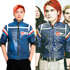 My Chemical Romance Party Poison Jacket Costume Blue Version S-XL