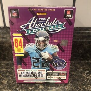 2021 Panini Absolute Football Trading Cards Blaster Box (64 Cards) New - Sealed