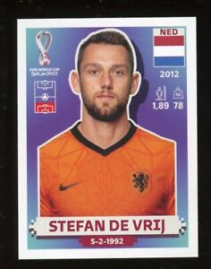 2022 Fifa World Cup Panini Sticker Qatar STEFAN DE VRIJ Netherlands NED7