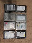 Lot Of 7 IDE HDD Drives And 1 Modern Seagate As Is Unknown Working Status