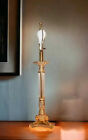 Hollywood Regency Claw Foot Metal Candlestick Table Lamp
