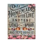 Homemade with Love 11x14 Canvas Gallery Wrap