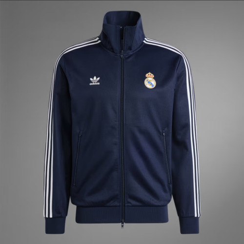 Real Madrid Soccer Football Trefoil Jacket - 2023 2024 Adidas Spain