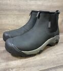 Keen Chelsea Hiking Work Boots Pull On Black Leather Mens Size 12