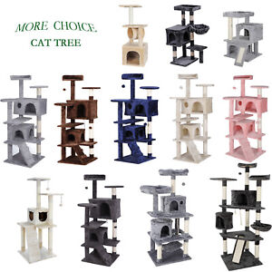 Cat Tree Condo Tower Cat Activity Center for Small Medium Cats Multiple Sizes