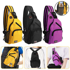 Women Outdoor Chest Pack Sport Shoulder Sling Backpack Crossbody Bag Waterproof