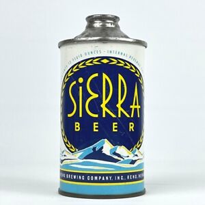 Sierra Beer 12oz Cone Top Can - Reno Brewing, Reno NV - IRTP