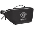 Versace Belt Bag Black Travel Pouch Fanny Pack Crossbody Medusa Designer Unisex