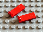 2 x LEGO Red Hinge Tile 4531 / Set 7817 5563 10024 6989 5590 5581 6528 7824 7191