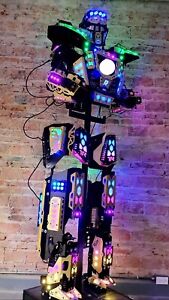 SMART LED ROBOT COSTUME ROBOTS SUIT DJ TRAJE PARTY SHOW GLOW SUITS